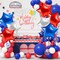 4th of July Balloons, 30 PCS Red White and Blue Star Balloons, 18 Inch Patriotic Balloon, Pentagram Foil Balloon for Fourth of July